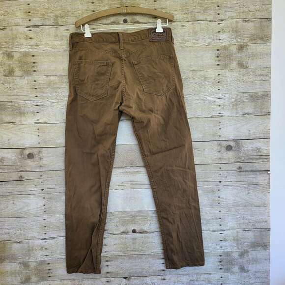 Signature Levi Strauss & Co Men's 32 x 32 Khaki Jeans - Picture 2 of 6